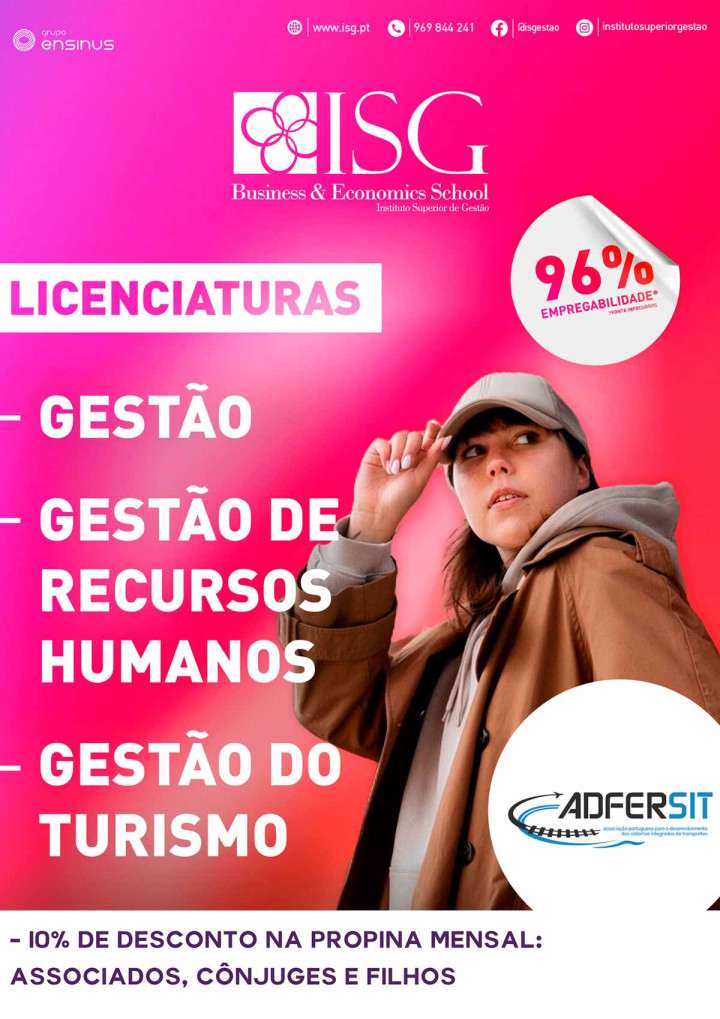 ISG - Instituto Superior de Gestão - Divulgação da oferta formativa