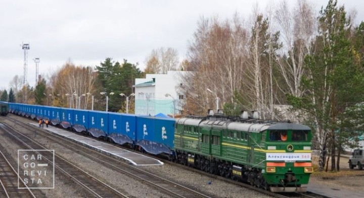 Volume de carga na conexão ferroviária euro-asiática pode chegar ao milhão de TEU em 2025