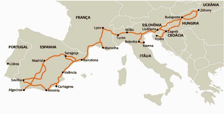 Governo quer Portugal no corredor ferroviário do Mediterrâneo