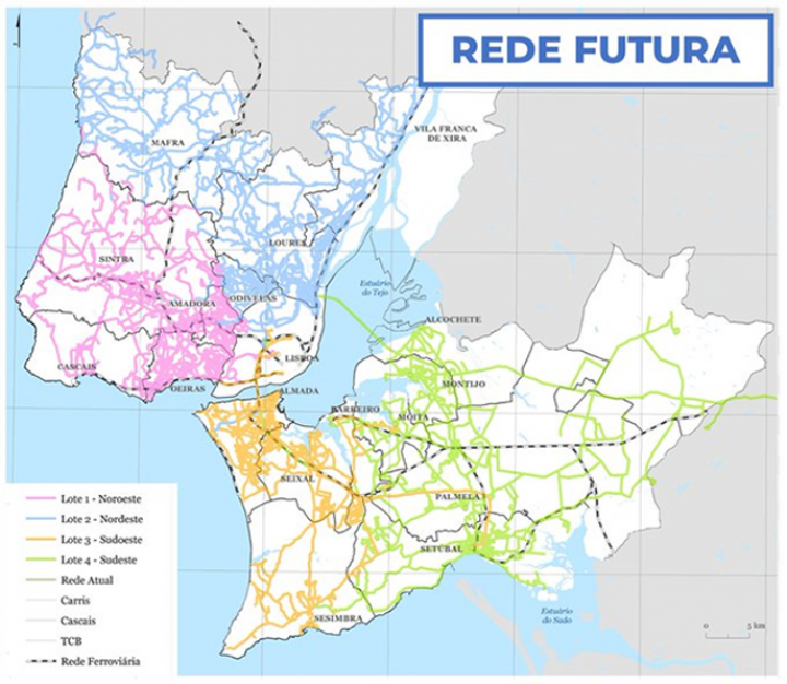 Lançado o “Concurso Público para a Contratação de Serviço de Transporte Rodoviário de Passageiros na Área Metropolitana de Lisboa”