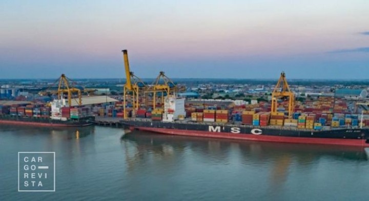 Porto da Beira fez história ao receber o seu maior navio de carga de sempre: o ‘MSC Gina’